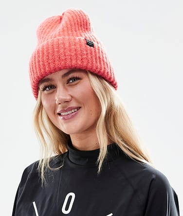 Chunky Czapka Beanie Coral