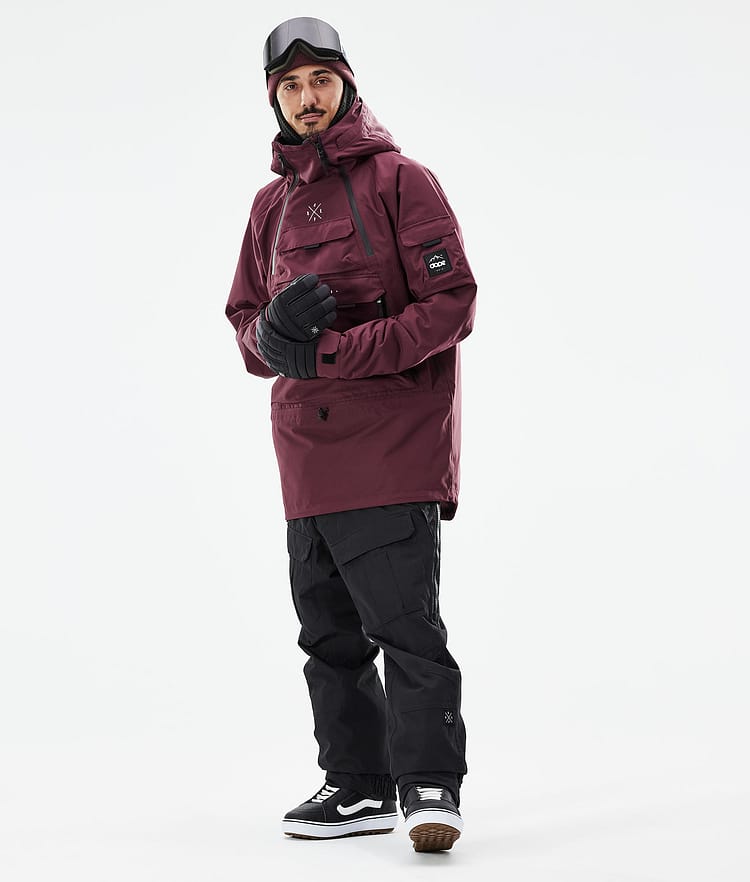 Akin 2021 Bunda na Snowboard Pánské Burgundy, Obrázek 4 z 11