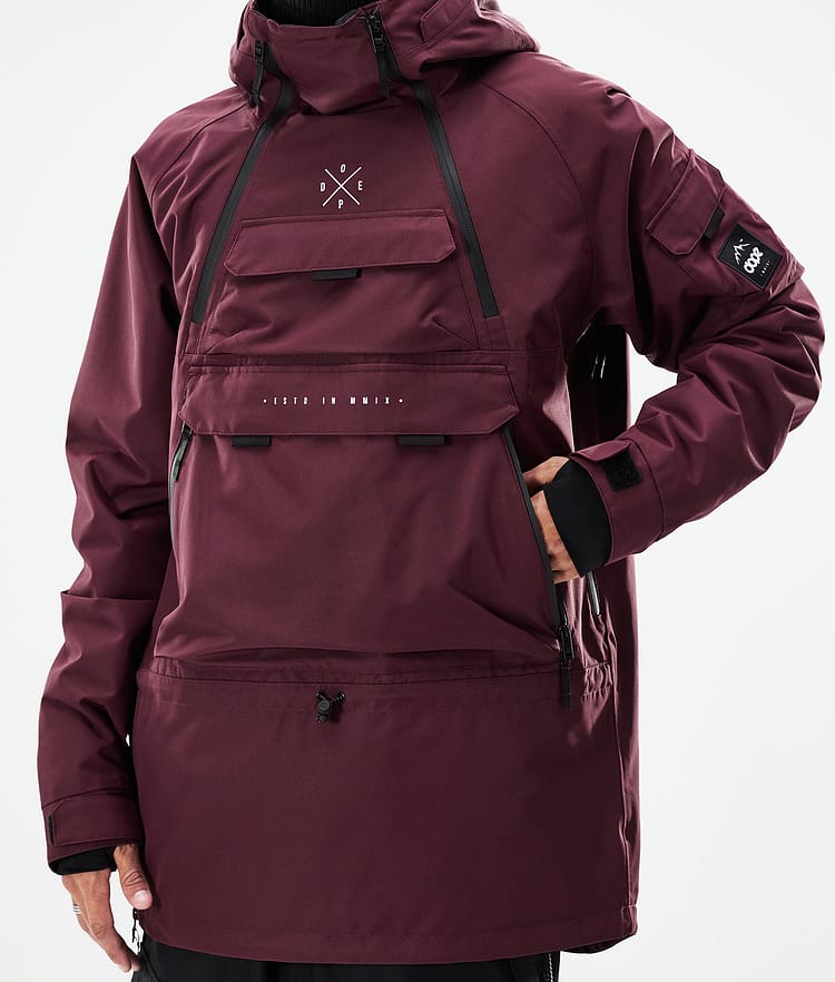 Akin 2021 Chaqueta Snowboard Hombre Burgundy, Imagen 9 de 11