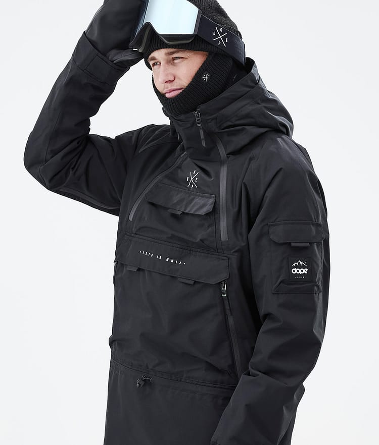 Akin 2021 Kurtka Snowboardowa Mężczyźni Black Renewed, Zdjęcie 2 z 9