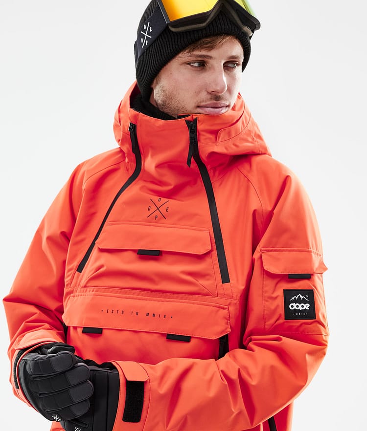 Akin 2021 Snowboard Jacket Men Orange, Image 2 of 11