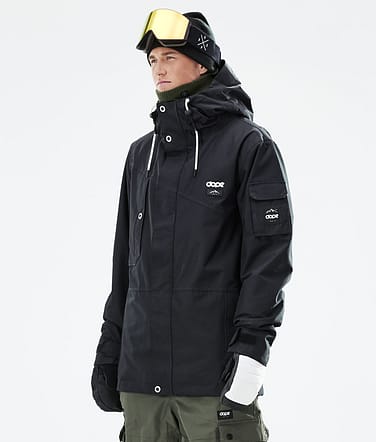 Adept 2021 Kurtka Snowboardowa Mężczyźni Black