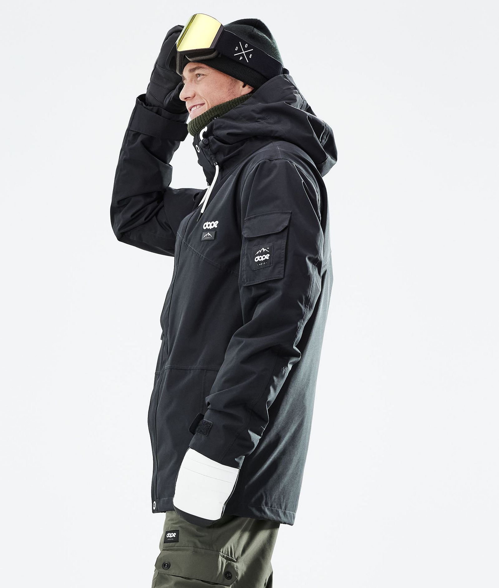 Adept 2021 Kurtka Snowboardowa Mężczyźni Black, Zdjęcie 7 z 11