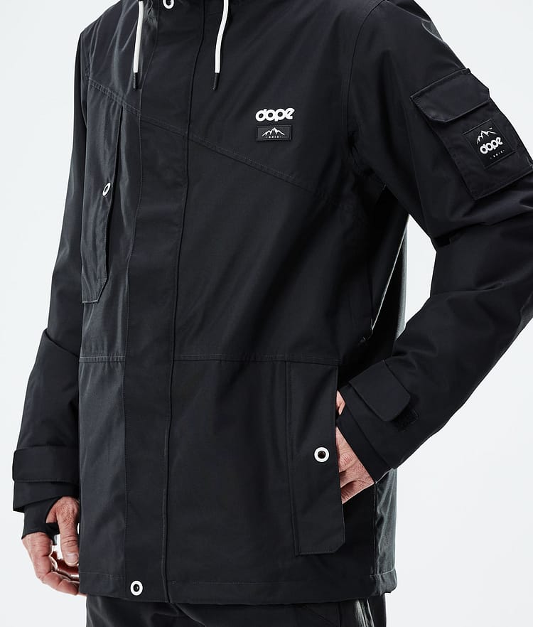 Adept 2021 Kurtka Snowboardowa Mężczyźni Black, Zdjęcie 9 z 11