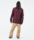 Adept 2021 Kurtka Snowboardowa Mężczyźni Burgundy, Zdjęcie 4 z 11