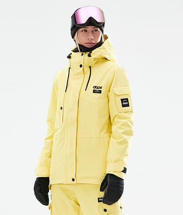 Adept W 2021 Veste Snowboard Femme Faded Yellow Renewed