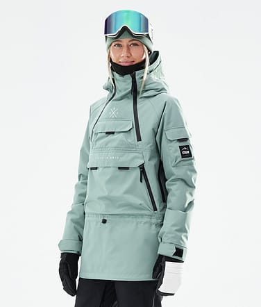 Akin W 2021 Bunda na Snowboard Dámské Faded Green