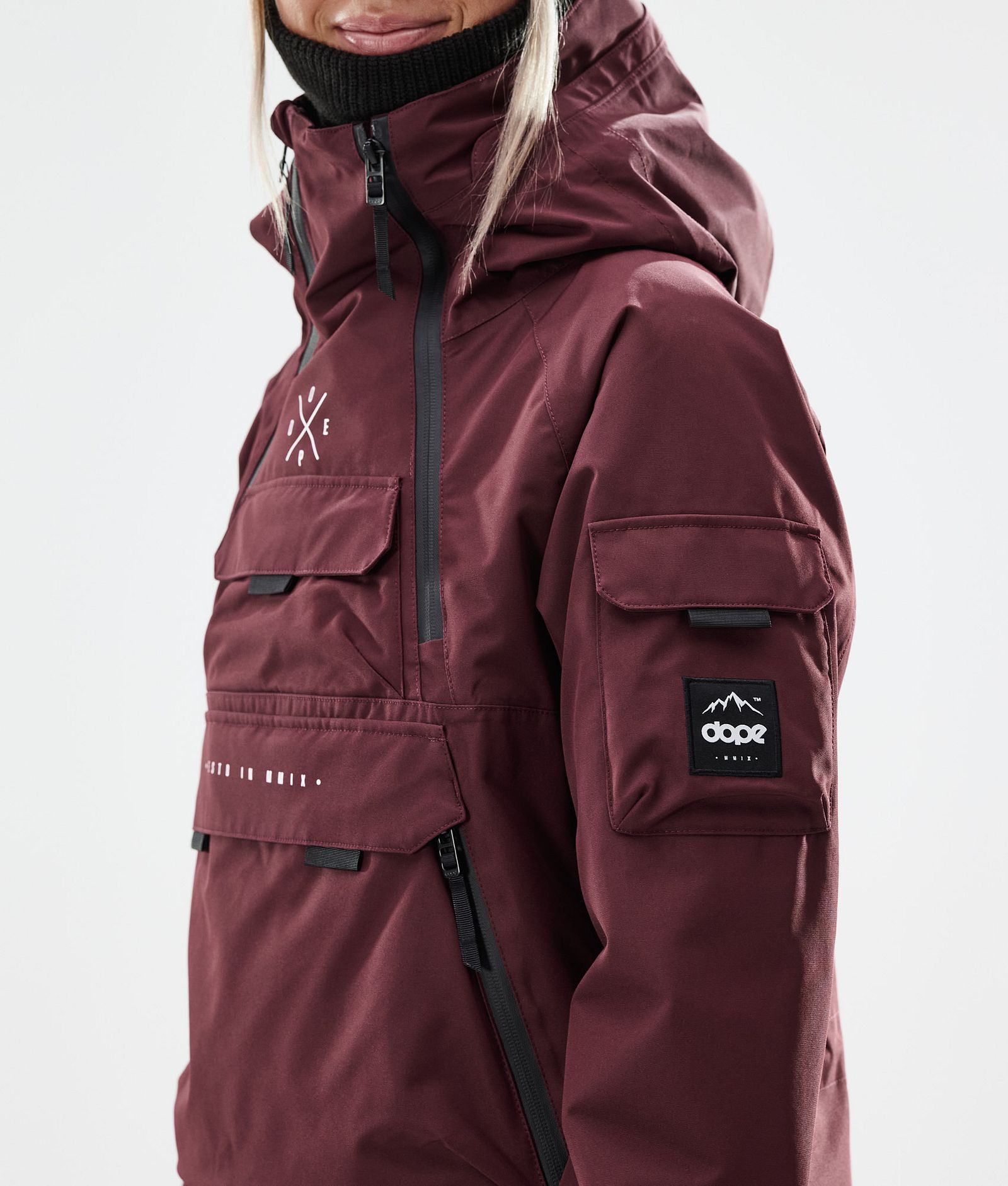 Akin W 2021 Kurtka Snowboardowa Kobiety Burgundy, Zdjęcie 2 z 11