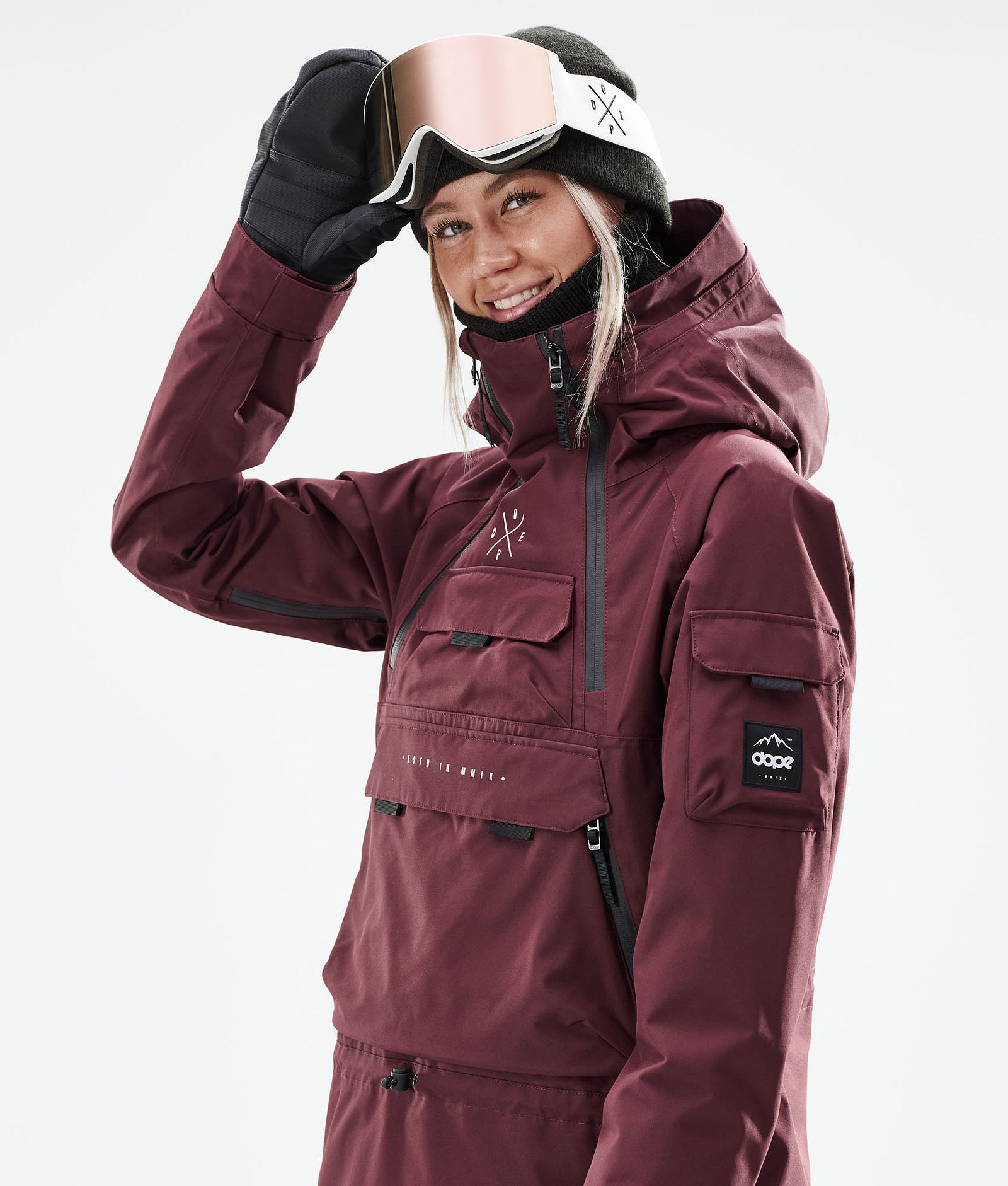 Akin W 2021 Kurtka Snowboardowa Kobiety Burgundy, Zdjęcie 3 z 11