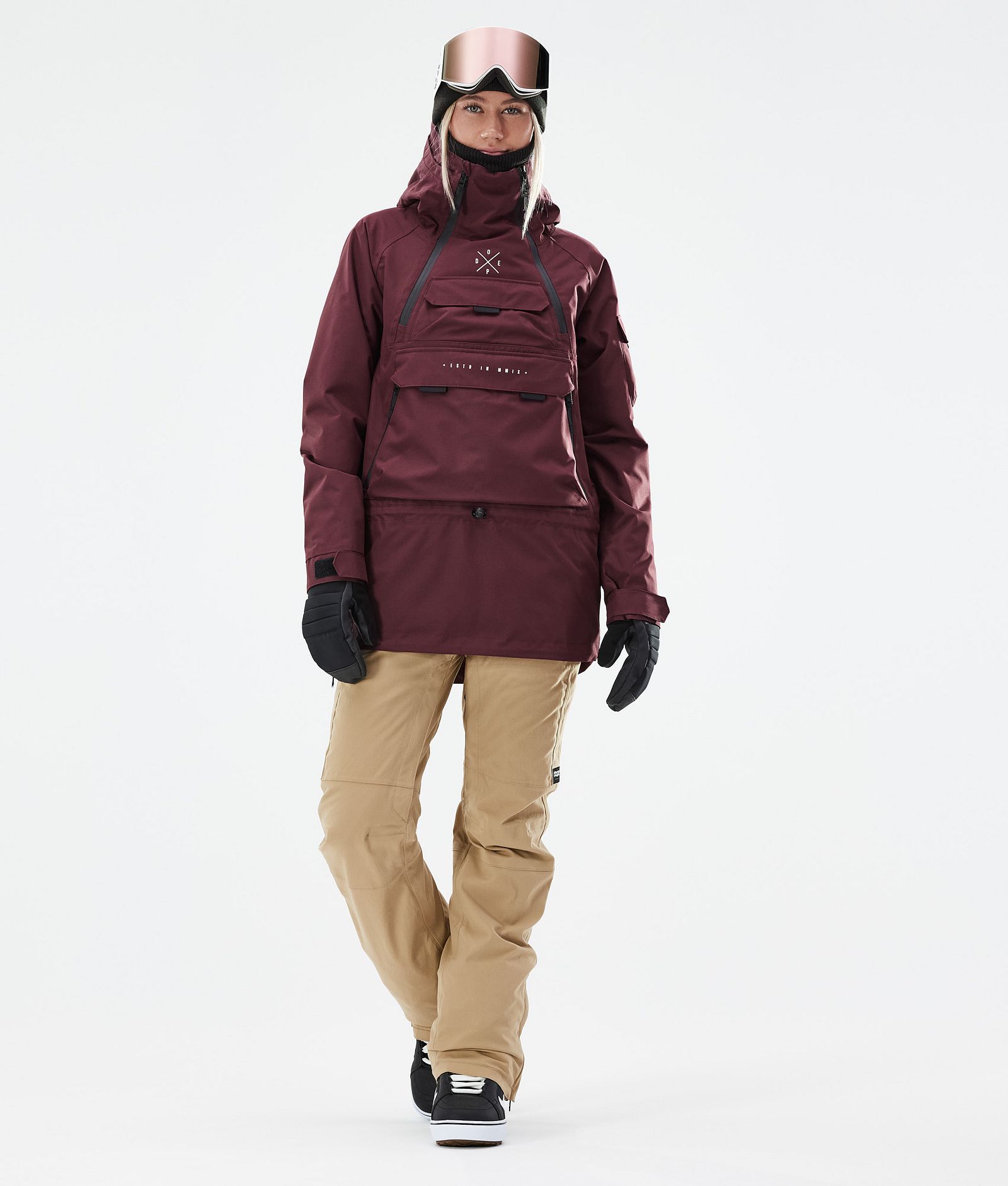 Akin W 2021 Kurtka Snowboardowa Kobiety Burgundy, Zdjęcie 4 z 11