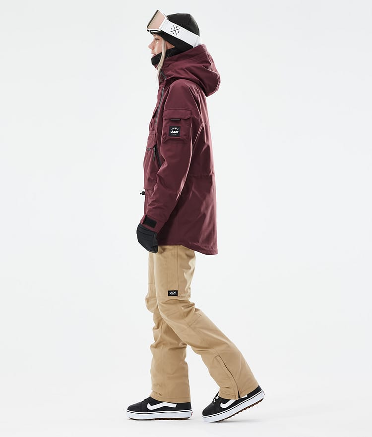 Akin W 2021 Kurtka Snowboardowa Kobiety Burgundy, Zdjęcie 5 z 11