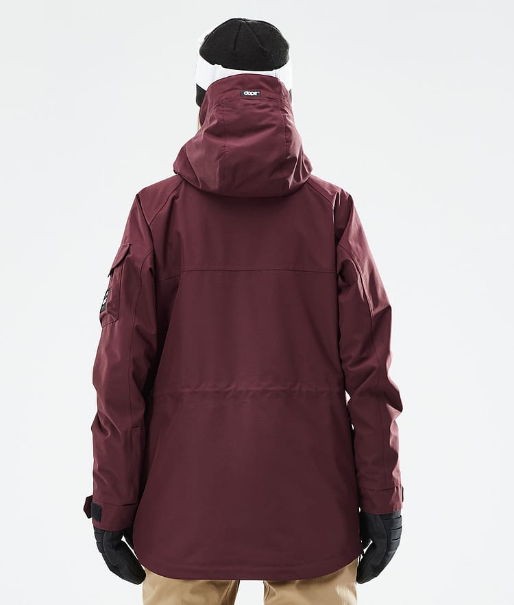 Akin W 2021 Kurtka Snowboardowa Kobiety Burgundy, Zdjęcie 8 z 11