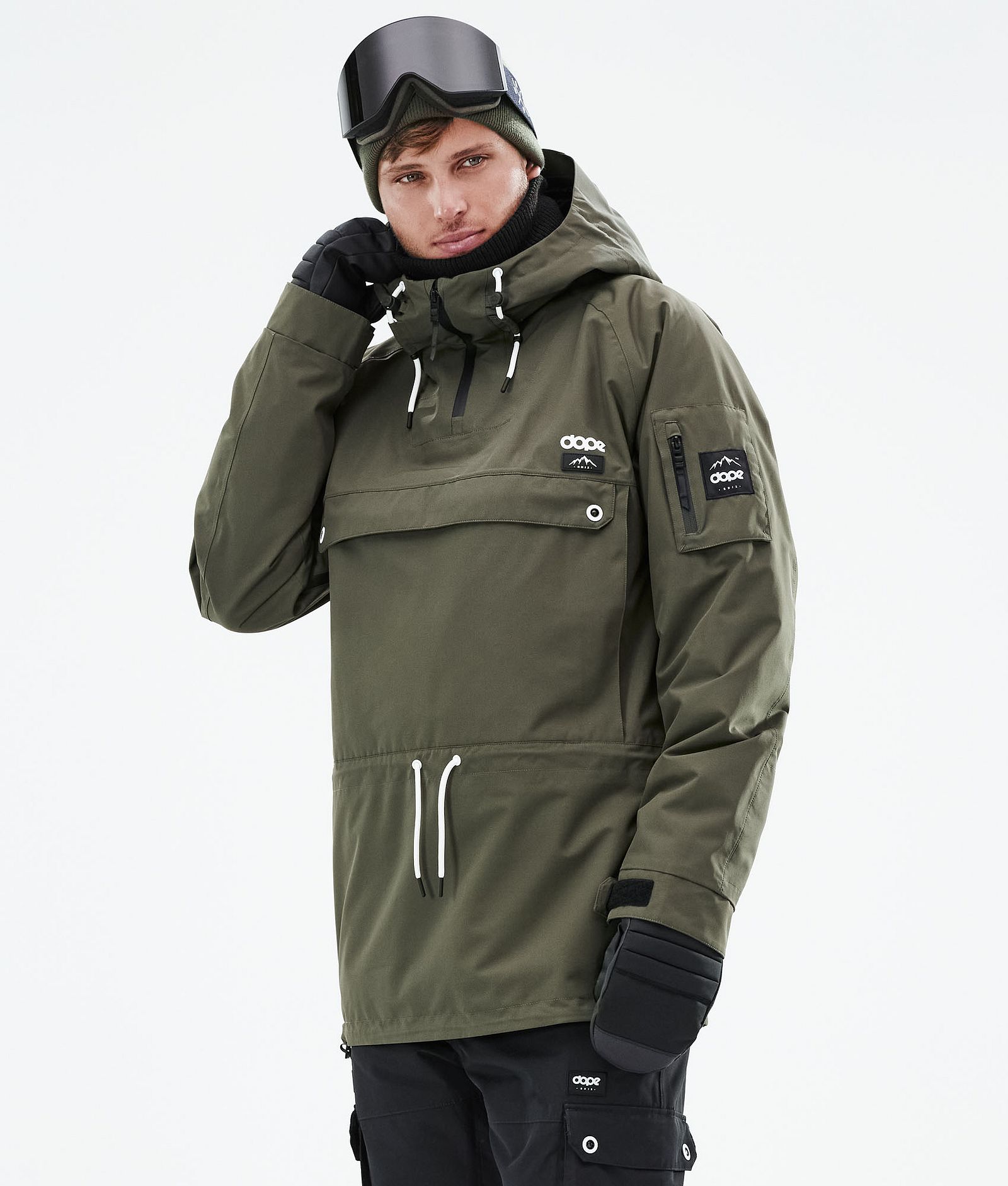 Annok 2021 Kurtka Snowboardowa Mężczyźni Olive Green, Zdjęcie 1 z 10