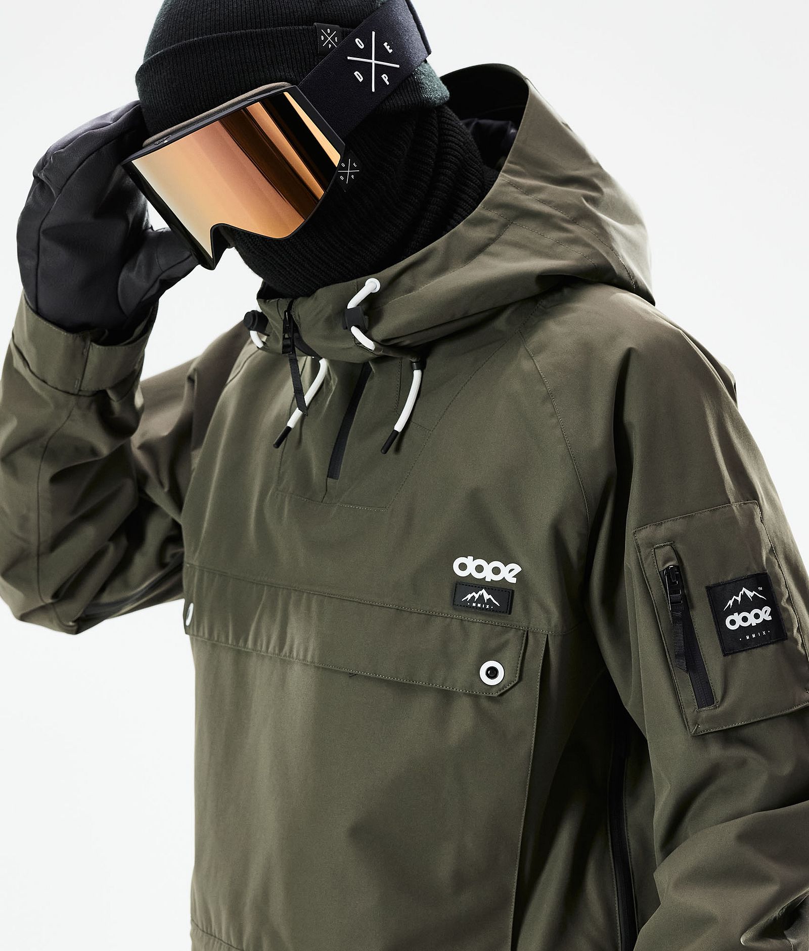 Annok 2021 Kurtka Snowboardowa Mężczyźni Olive Green, Zdjęcie 2 z 10