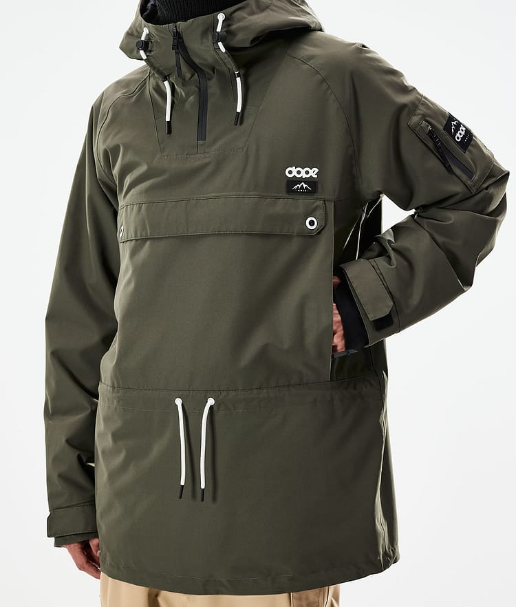 Annok 2021 Kurtka Snowboardowa Mężczyźni Olive Green, Zdjęcie 9 z 10