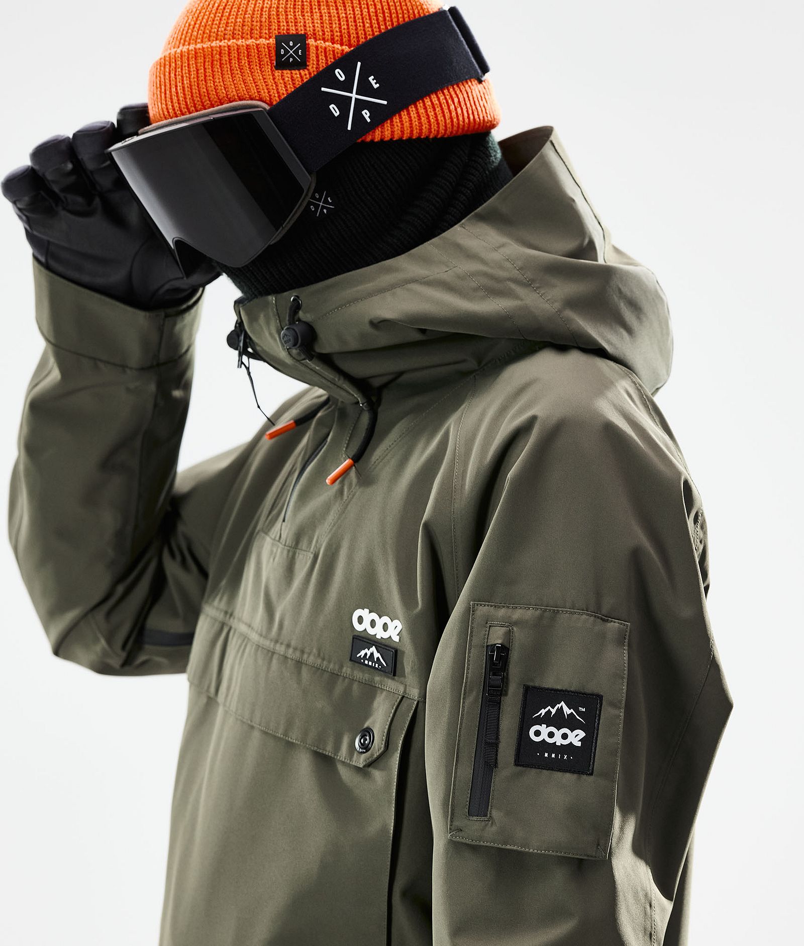 Annok 2021 Bunda na Snowboard Pánské Olive Green/Black, Obrázek 2 z 10