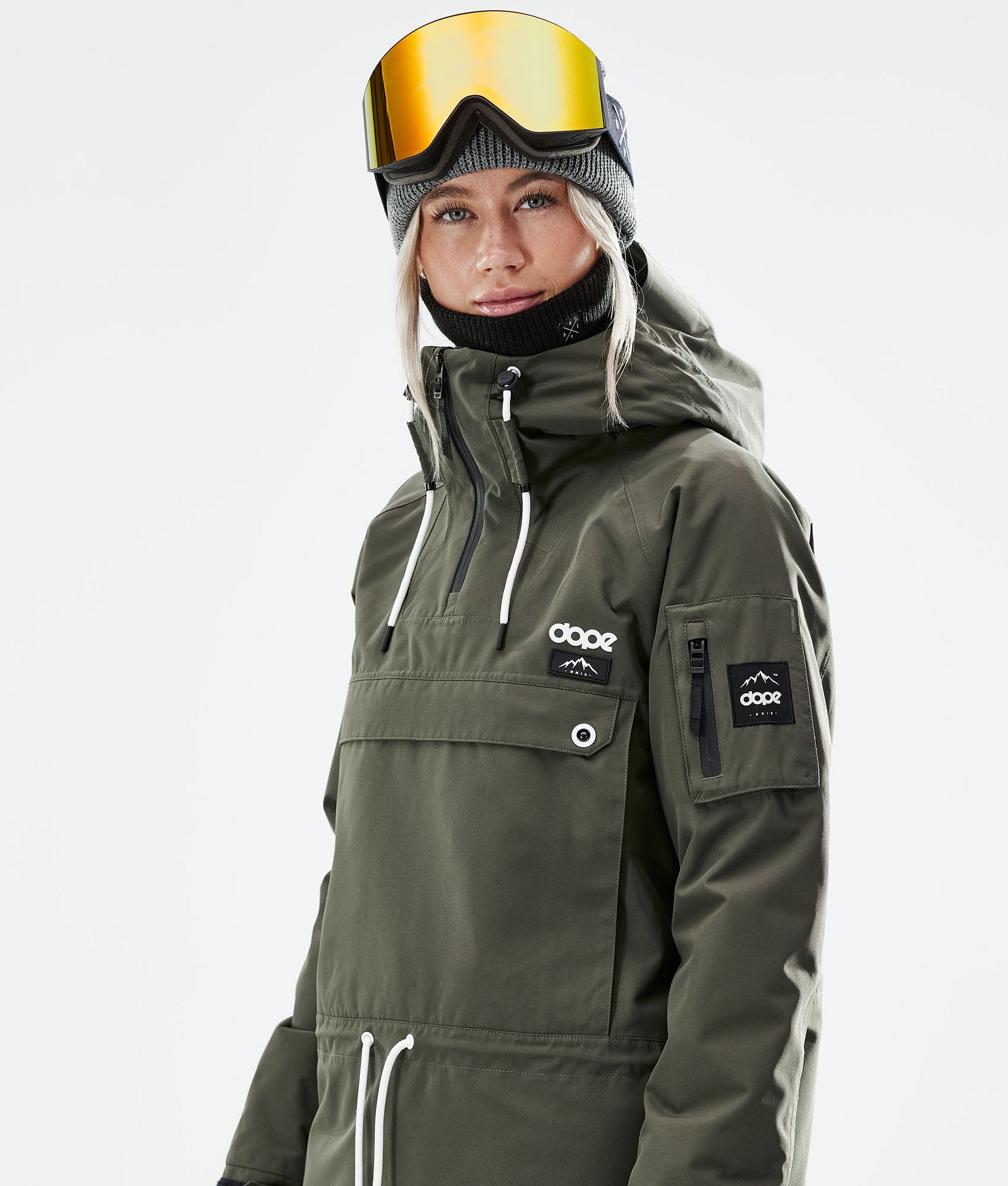 Annok W 2021 Bunda na Snowboard Dámské Olive Green, Obrázek 3 z 10