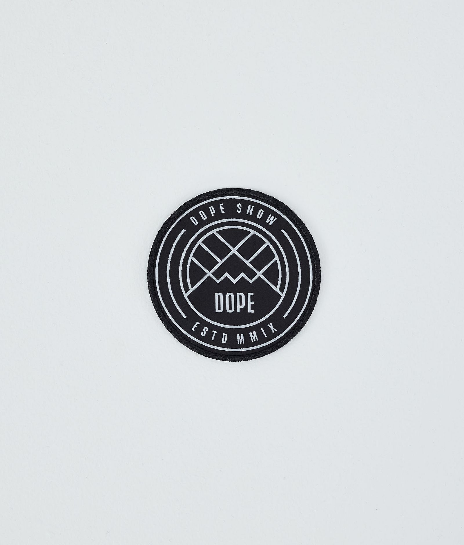 Round Patch Dope Varaosa Black/White Logo, Kuva 1 / 1