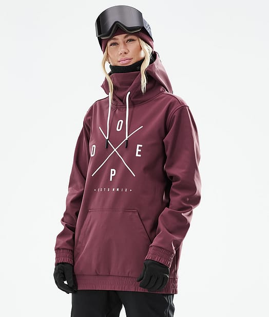 Yeti W 2021 Kurtka Snowboardowa Kobiety 2X-Up Burgundy