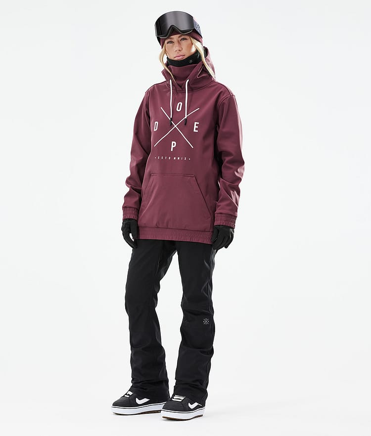 Yeti W 2021 Kurtka Snowboardowa Kobiety 2X-Up Burgundy, Zdjęcie 4 z 9