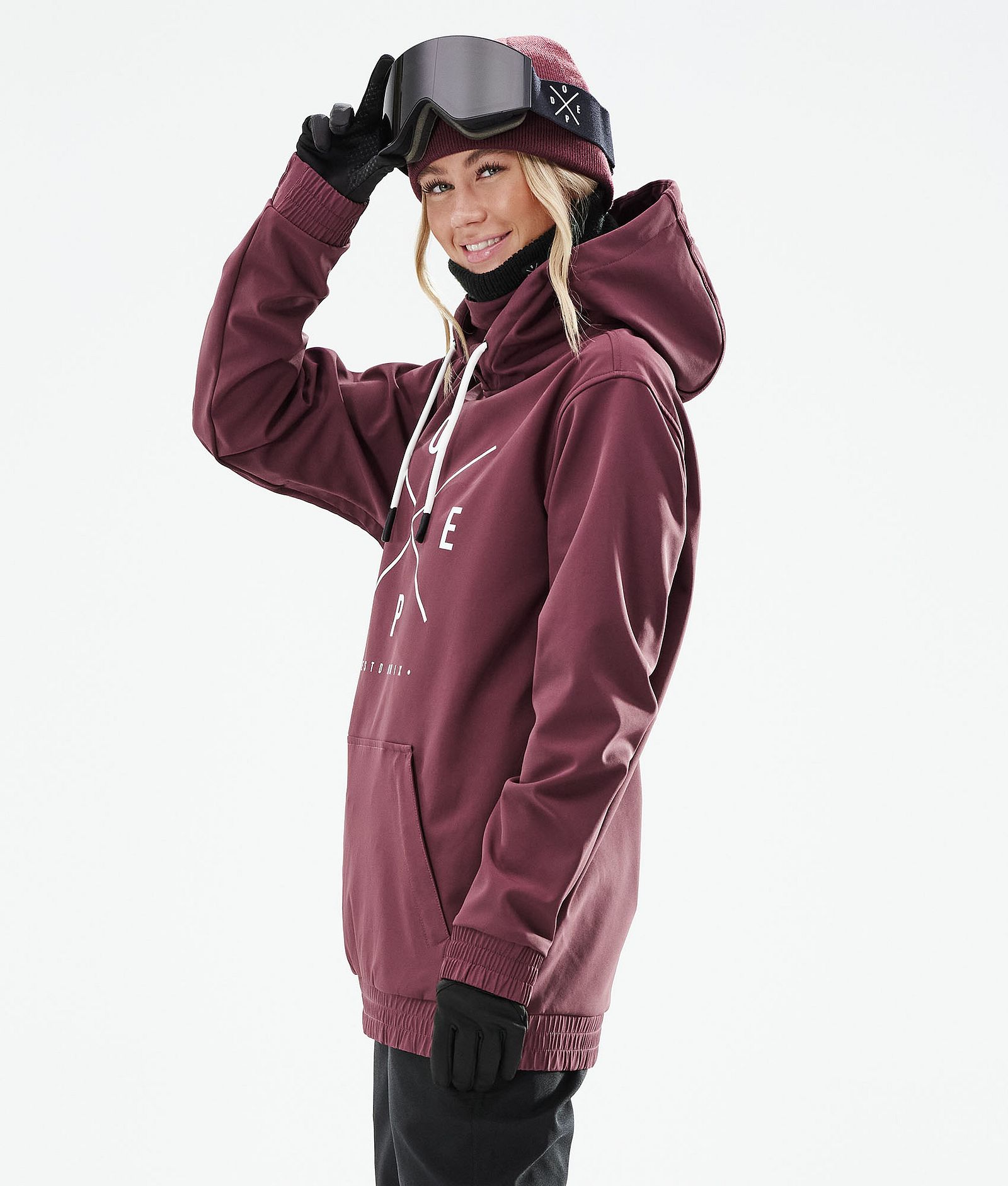 Yeti W 2021 Kurtka Snowboardowa Kobiety 2X-Up Burgundy, Zdjęcie 7 z 9