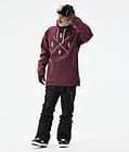 Yeti 2021 Kurtka Snowboardowa Mężczyźni 2X-Up Burgundy, Zdjęcie 4 z 9