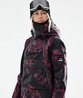 Akin W 2021 Kurtka Snowboardowa Kobiety Paint Burgundy, Zdjęcie 3 z 11