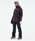 Akin W 2021 Kurtka Snowboardowa Kobiety Paint Burgundy, Zdjęcie 4 z 11