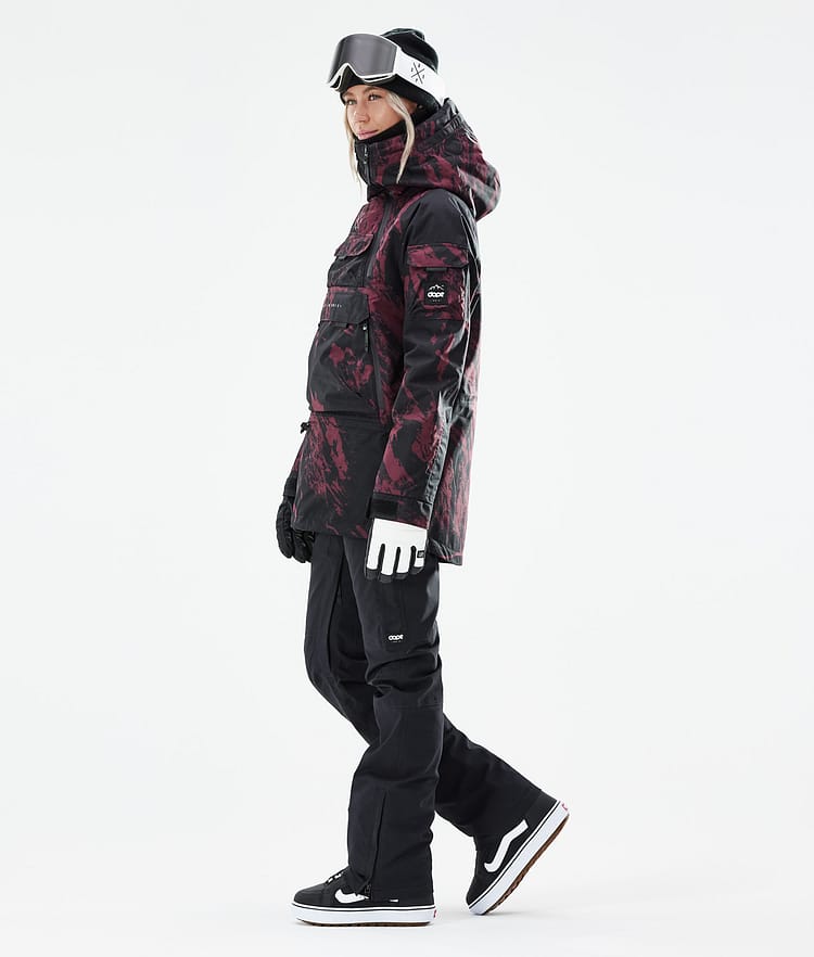 Akin W 21 Chaqueta Snowboard Mujer Paint Burgundy, Imagen 5 de 11