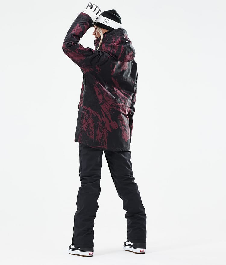 Akin W 21 Chaqueta Snowboard Mujer Paint Burgundy, Imagen 6 de 11