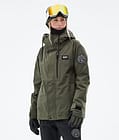 Blizzard W Full Zip 2021 Snowboardjakke Dame Olive Green, Billede 1 af 11