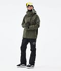 Blizzard W Full Zip 2021 Snowboardjakke Dame Olive Green, Billede 4 af 11