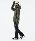 Blizzard W Full Zip 2021 Lumilautailutakki Naiset Olive Green, Kuva 5 / 11