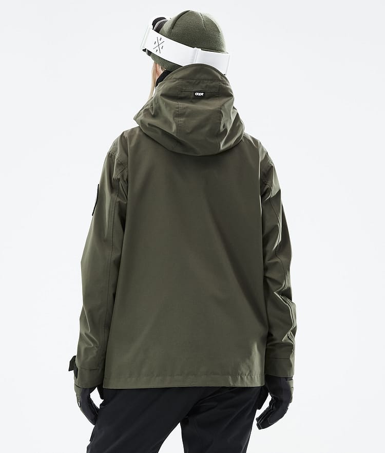 Blizzard W Full Zip 2021 Kurtka Snowboardowa Kobiety Olive Green, Zdjęcie 8 z 11