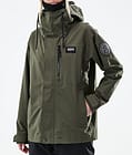 Blizzard W Full Zip 2021 Snowboardjacke Damen Olive Green, Bild 9 von 11