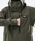 Blizzard W Full Zip 2021 Lumilautailutakki Naiset Olive Green, Kuva 10 / 11