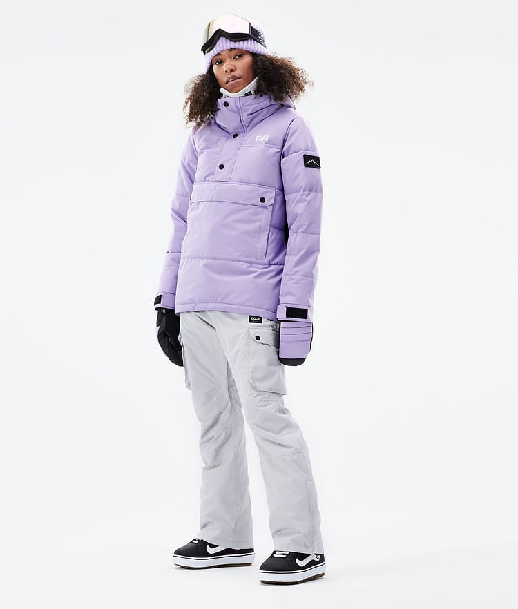 Puffer W 2021 Snowboard Jacket Women Faded Violet, Image 4 of 10