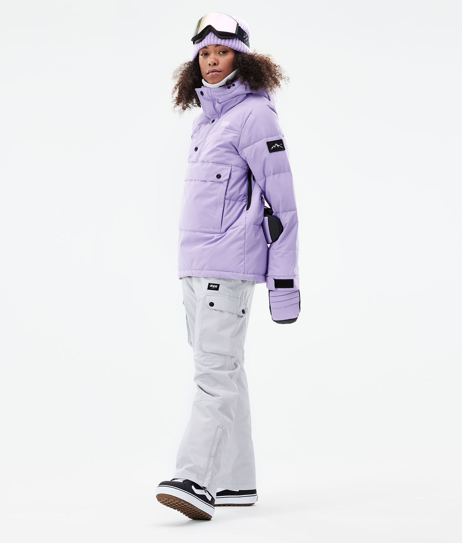 Puffer W 2021 Snowboard Jacket Women Faded Violet, Image 5 of 10