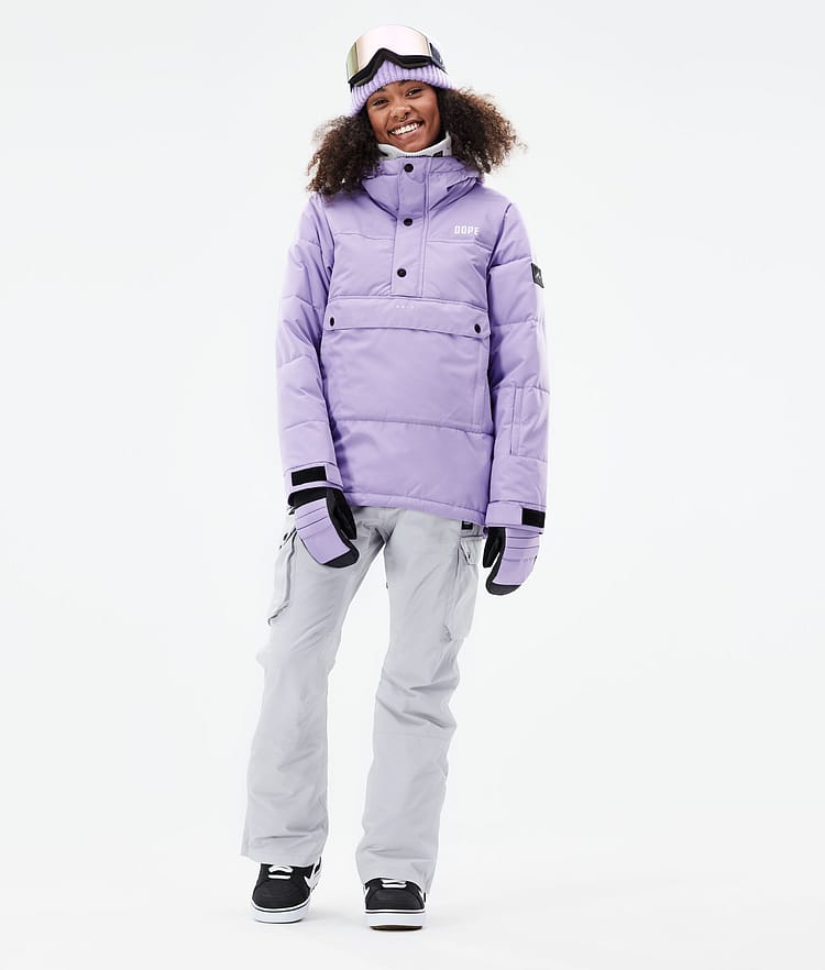 Puffer W 2021 Snowboard Jacket Women Faded Violet, Image 7 of 10