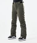 Con W 2021 Spodnie Snowboardowe Kobiety Olive Green, Zdjęcie 1 z 5