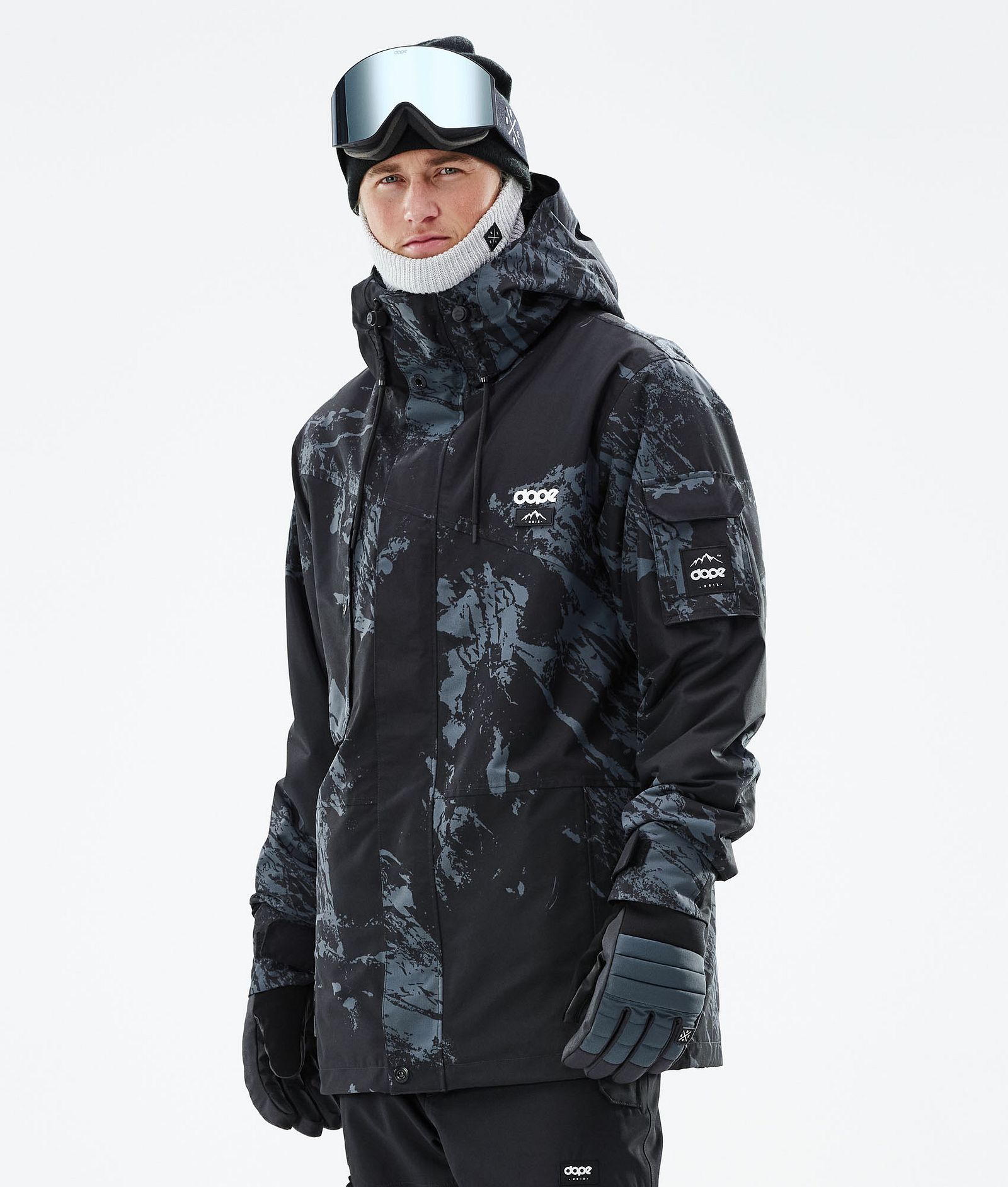 Adept 2021 Kurtka Snowboardowa Mężczyźni Paint Metal Blue, Zdjęcie 1 z 10