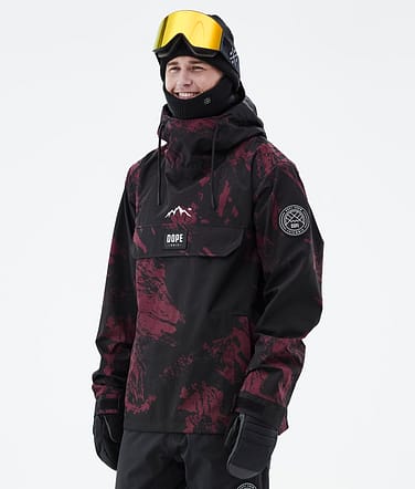 Blizzard 2021 Kurtka Snowboardowa Mężczyźni Paint Burgundy