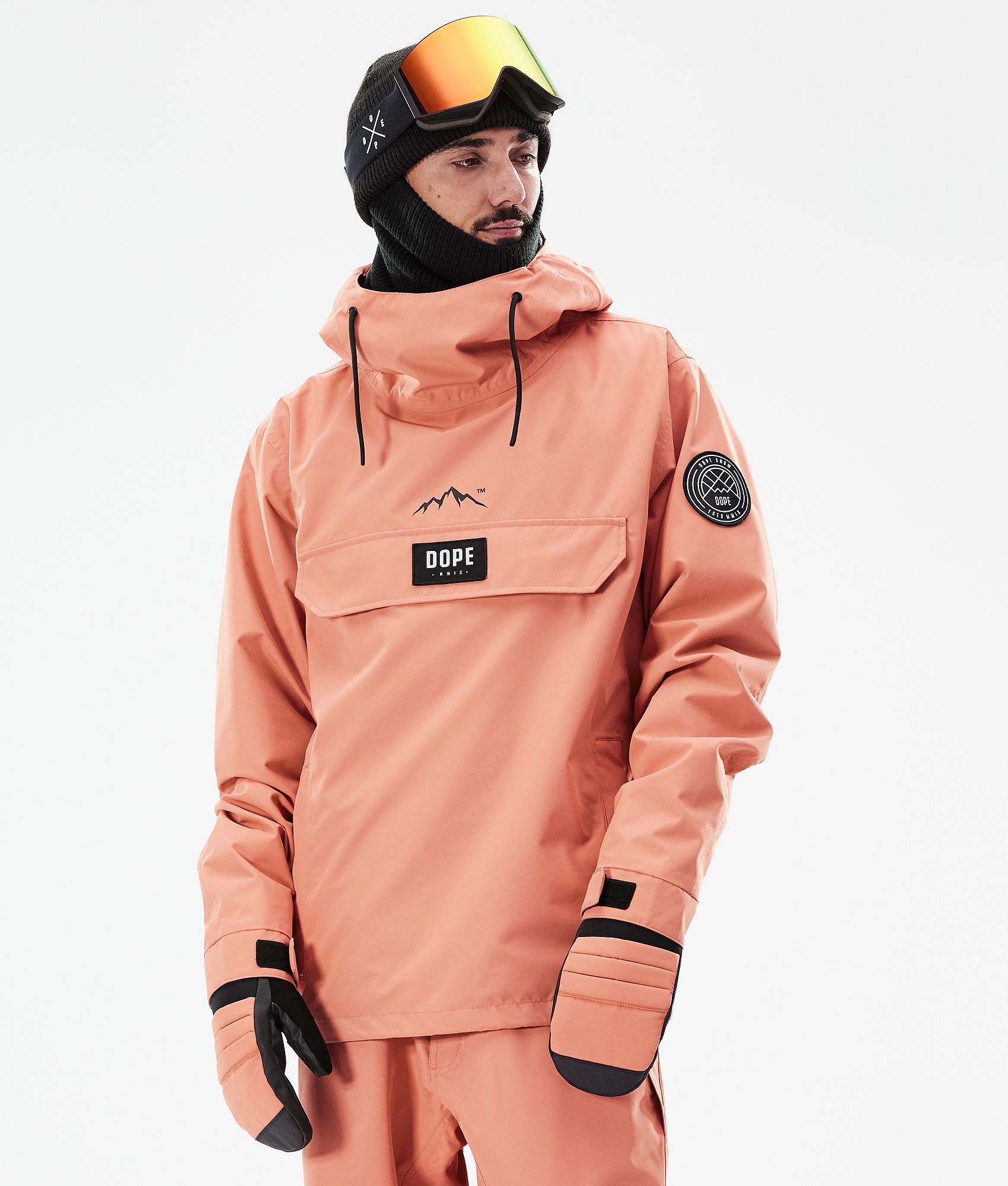 Dope Blizzard 2021 Ski Jacket Men Peach Dopesnow