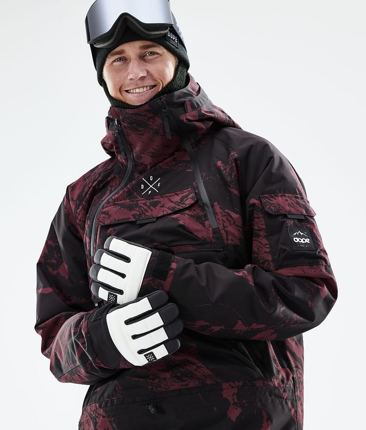 Akin 21 Chaqueta Snowboard Hombre Paint Burgundy, Imagen 2 de 10
