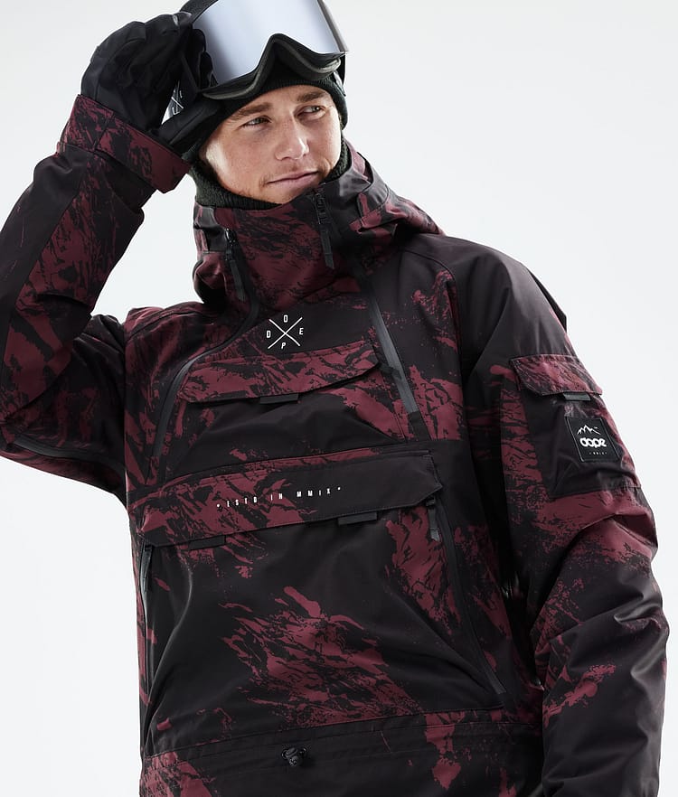 Akin 21 Chaqueta Snowboard Hombre Paint Burgundy, Imagen 3 de 10