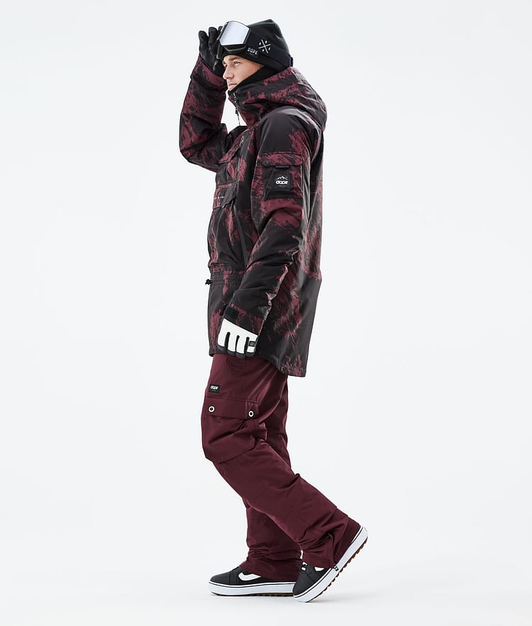 Akin 21 Chaqueta Snowboard Hombre Paint Burgundy, Imagen 5 de 10
