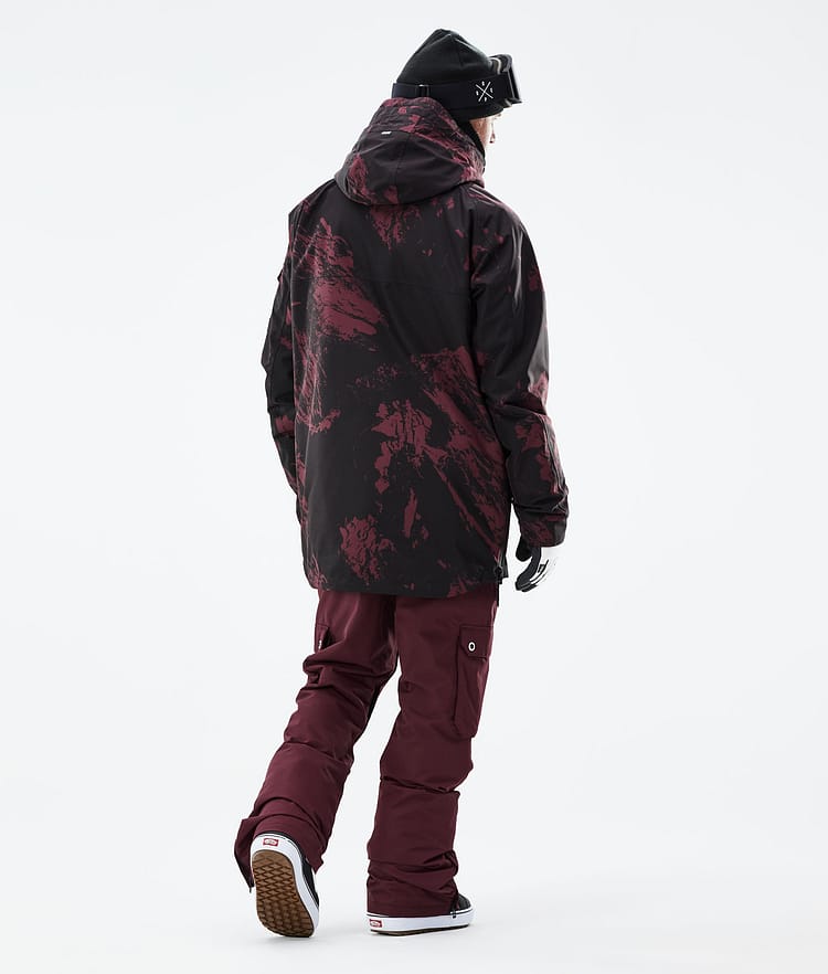Akin 21 Chaqueta Snowboard Hombre Paint Burgundy, Imagen 6 de 10