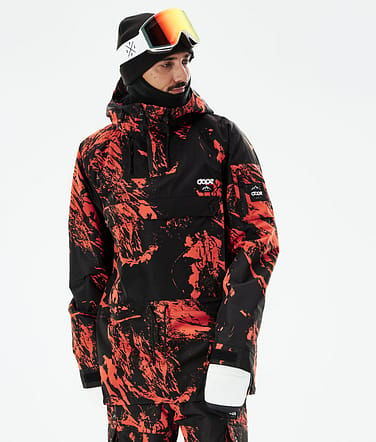 Annok 2021 Chaqueta Snowboard Hombre Paint Orange