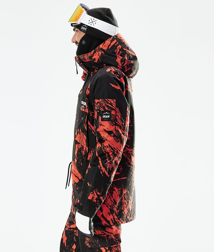 Annok 21 Chaqueta Snowboard Hombre Paint Orange, Imagen 2 de 10