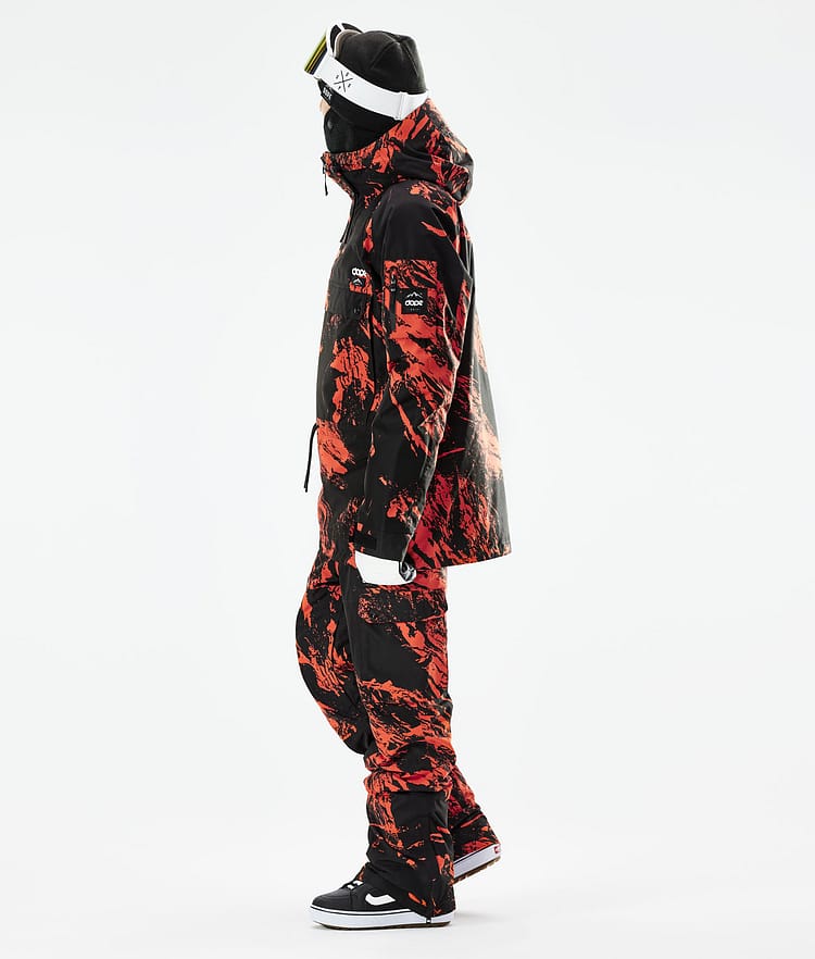 Annok 21 Chaqueta Snowboard Hombre Paint Orange, Imagen 4 de 10